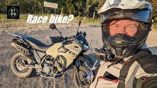 I RACED my KLR 650