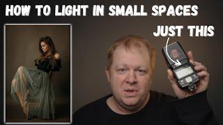 How to light in small spaces with just a speedlight