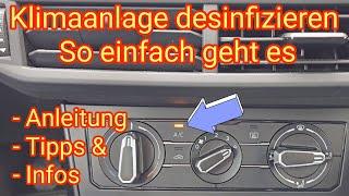 Klimaanlage stinkt & müffelt? Auto-Klimaanlage desinfizieren + reinigen - so einfach geht es