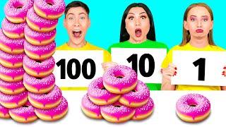 100 Layers of Food Challenge | Funny Situations in Kitchen by Fun Challenge