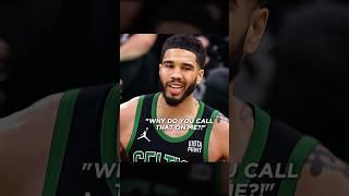 Refs finally MADE IT UP to Tatum  #shorts