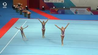 Gemma Bidle, Alexis Biddle & Sophie Noyce (GBR) - 2023 ACRO EAGC Champions, 11 - 16