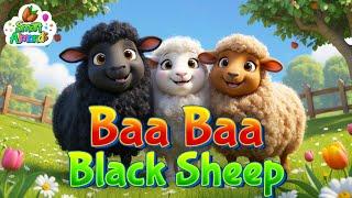  Baa Baa Black Sheep  | Soothing Bedtime Song & Soft Music  | Best Fun Nursery Rhyme for Kids 