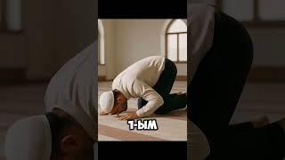 Куда надо смотреть во время намаза..#quran #намаз #ислам #религияислам #الله