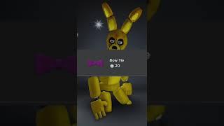 How To Make Springbonnie From FNAF #roblox #fnaf#robloxavatar