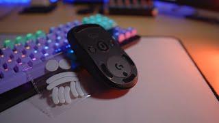 Logitech G PRO Wireless Модификация и Замена Оригинальных Ножек.