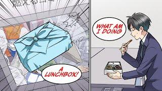 A senior colleague sells me his wife’s homemade lunch for 300 yen… [Manga Dub]