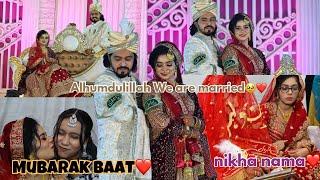 Ap Sabko Haifa or Qashif ki shadi mubarak️||SHADI PART-1|| ||Nikah hogaya || Haifa’s vlog