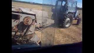 Square Bailing hay 2013