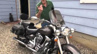 Yamaha Roadstar 2003 Speedstar Silverado road bike motorcycle demo