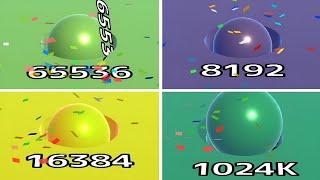 Ball Run Infinity - 65536 16384 8192 1024K - Mobile Gameplay Level 59