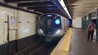 MTA Subway - Kawasaki R211A #4074 on the (A) arriving into 175th Street