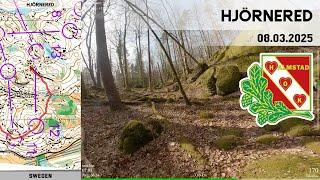 Headcam Orienteering: Hjörnered, Sweden.