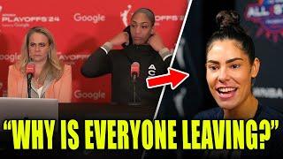 A’Ja Wilson FURIOUS As Las Vegas Aces IMPLODE! Kelsey Plum On Her Way Out! Protect Caitlin Clark!