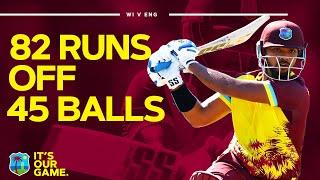 Pooran Power!  | Nicholas Pooran Smacks 82 off 45 Balls | West Indies v England