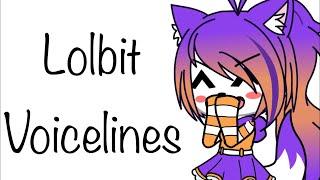 {OLD VIDEO & SHIPS} Lolbit VOICELINES!!!(btw, voice isn’t done by me)||Gacha life FNAF SL