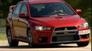 Tracktest Mitsubishi Evo X Auf dem alten Tracktest war der M