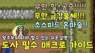 [바람의나라 클래식] 빠르고 쉬운 도사 매크로 세팅 및 사냥 시전영상