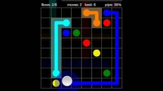 Flow Free Regular Pack 8x8 Level 22 Walkthrough