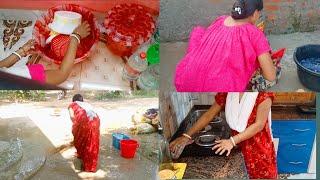 my morning routine।। Indian married women daily routine...