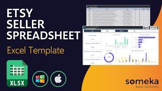 Etsy Seller Spreadsheet | Excel Template for Etsy Bookkeeping!