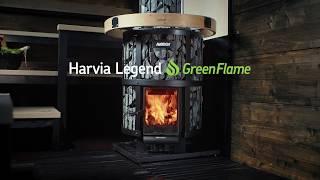 Harvia Legend GreenFlame – puhdasta tunnelmaa