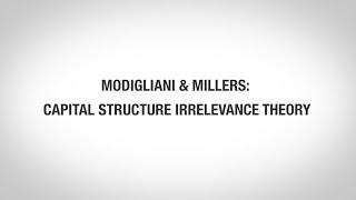 VISDM Modigliani and Miller