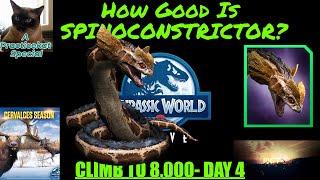 HOW GOOD IS SPINOCONSTRICTOR?  (A Practicekat Special) Jurassic World Alive 2.12