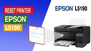 The Ink Pad Needs Service Epson L5190 | Reset Epson L5190