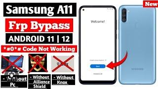 Samsung A11 Android 12 Frp Bypass /Unlock Google Account Lock Withoutt Pc | Without Restore Data