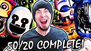 50/20 MODE COMPLETE!!! // FNAF ULTIMATE CUSTOM NIGHT // Everything FINISHED!