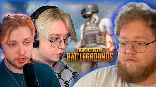 T2x2, Stintik и drakeoffc ИГРАЮТ В PUBG