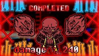 [240 damage] UNDERFELL SANS fight by NIHEMe_