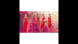 2015 Cute Quinceanera Dress and Baby Blue Dama Dresses and Rose Pink Litter Girl Dress