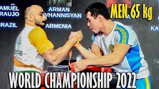 Men 65 kg RIGHT - World Armwrestling Championship 2022