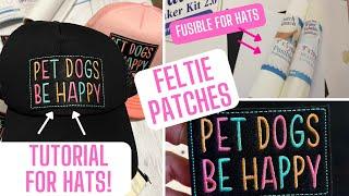 HOW TO ATTACH PATCHES TO HATS USING PATCH ATTACH. HOW TO MAKE PATCHES FOR CLOTHES, HATS, BAGS