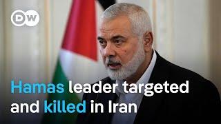 Top Hamas political leader Ismail Haniyeh assassinated in Tehran | DW News