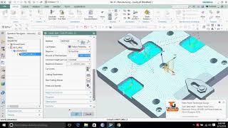 Check geometry! NX 11 MANUFACTURING TUTORIALSiemens NX Cam! CNC | MILLING | CAVITY MILL OPERATION |