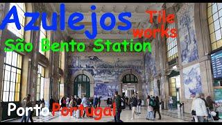 Virtual Portugal - Azulejos tile works at São Bento Station