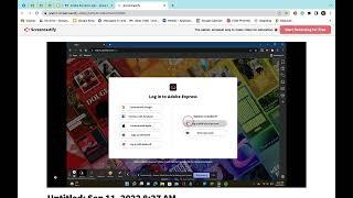 How to sign into Adobe Creative Cloud Express with School Account