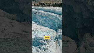 Time travelling in Türkiye? In Pamukkale this is definitely possible ️‍️ #pamukkale #turkey