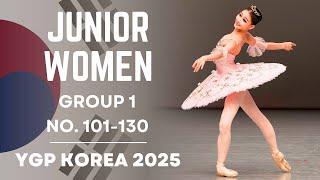 Junior Women Classical Competition ~ Group 1 (No. 101-130) ~ 2025 YGP Korea