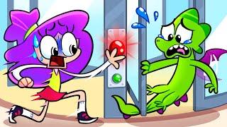 Revolving Door Safety  Funny English for Kids!