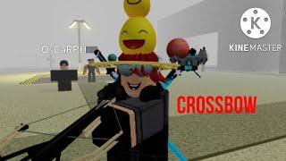 How to get Crossbow on roblox SURVIVE AND KILL THE KILLERS IN AREA 51