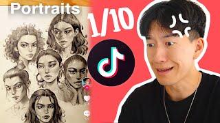 RATING TIKTOK ART TUTORIALS  7