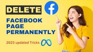 Delete facebook page permanently easy method