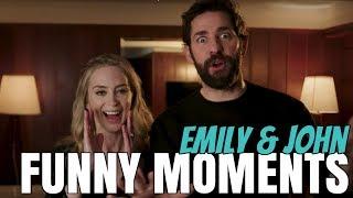 Emily Blunt & John Krasinski Funny Moments