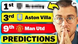 My 24/25 Premier League Predictions.