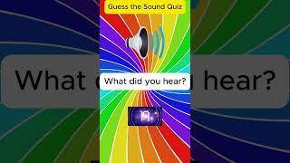 Sound Effect 2 | What did you hear? #shorts #sound #quiz