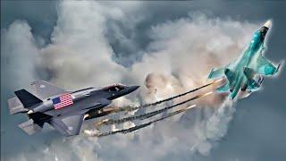 JUST NOW! America's First F-35B enters a fierce battle with a Russian SU-33 in the Kursk Airspace